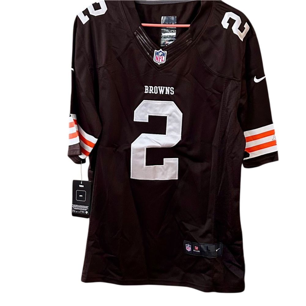 NEW Men’s Nike Cleveland Browns Stitched Jersey Manuel #2 Size Large
